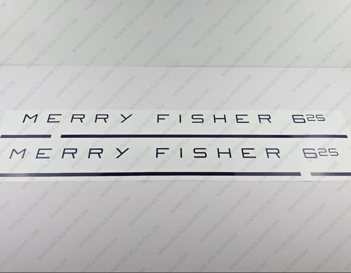 Jeanneau Merry Fisher 625 Decals 190cm x 3cm 2pcs.